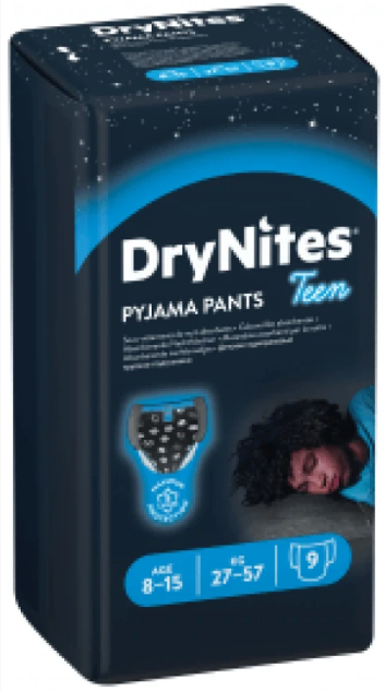 Huggies DryNites® Pyjama Pants Boy 8-15 Jahre (27-57 kg) Beutel (9 STK)