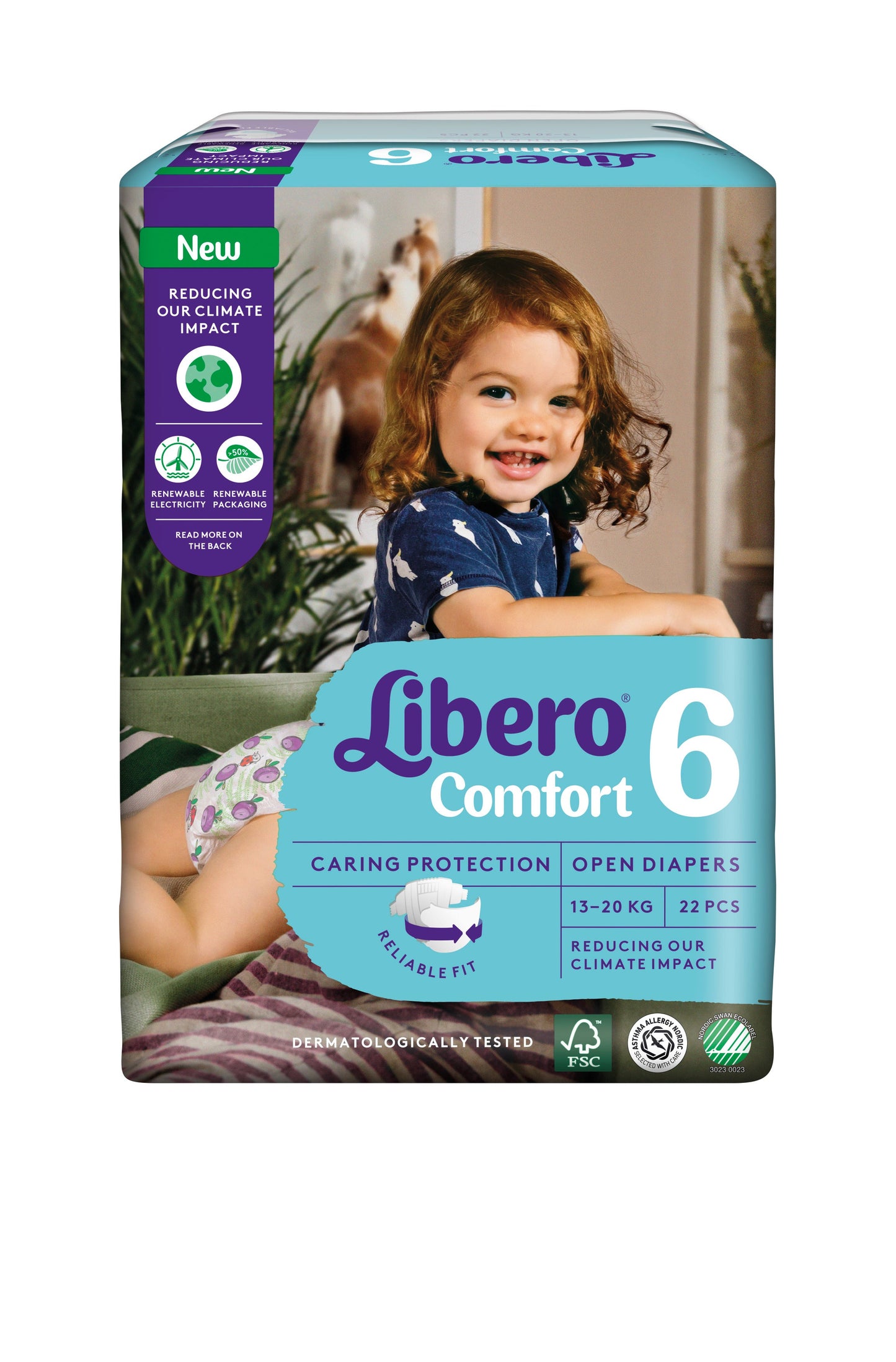 Libero Comfort Junior 13-20 kg Nr. 6, 4x22 Stk.
