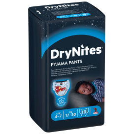 Huggies DryNites® Pyjama Pants Boy 4-7 Jahre (17-30 kg) Beutel (10 STK)