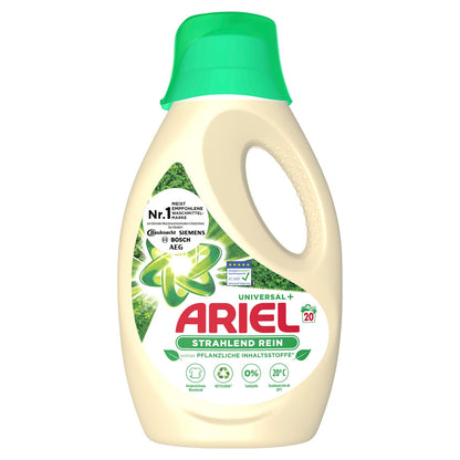 Ariel Flüssigwaschmittel Universal auf Pflanzenbasis (1,1L) 20 Waschladungen