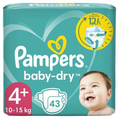 Pampers Baby Dry T4+ Maxi Plus 9-18 Kg 4x43 Stk.