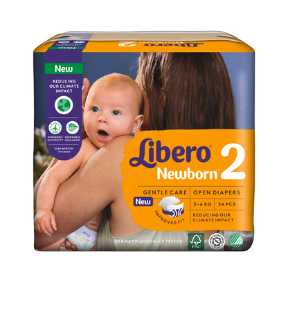 Libero Mini Baby Soft 3-6 kg Nr. 2, 3x34 Stk. 